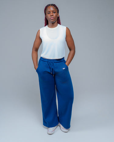 EDFY™  Soft-Flow Wide Joggers (Dark Blue)